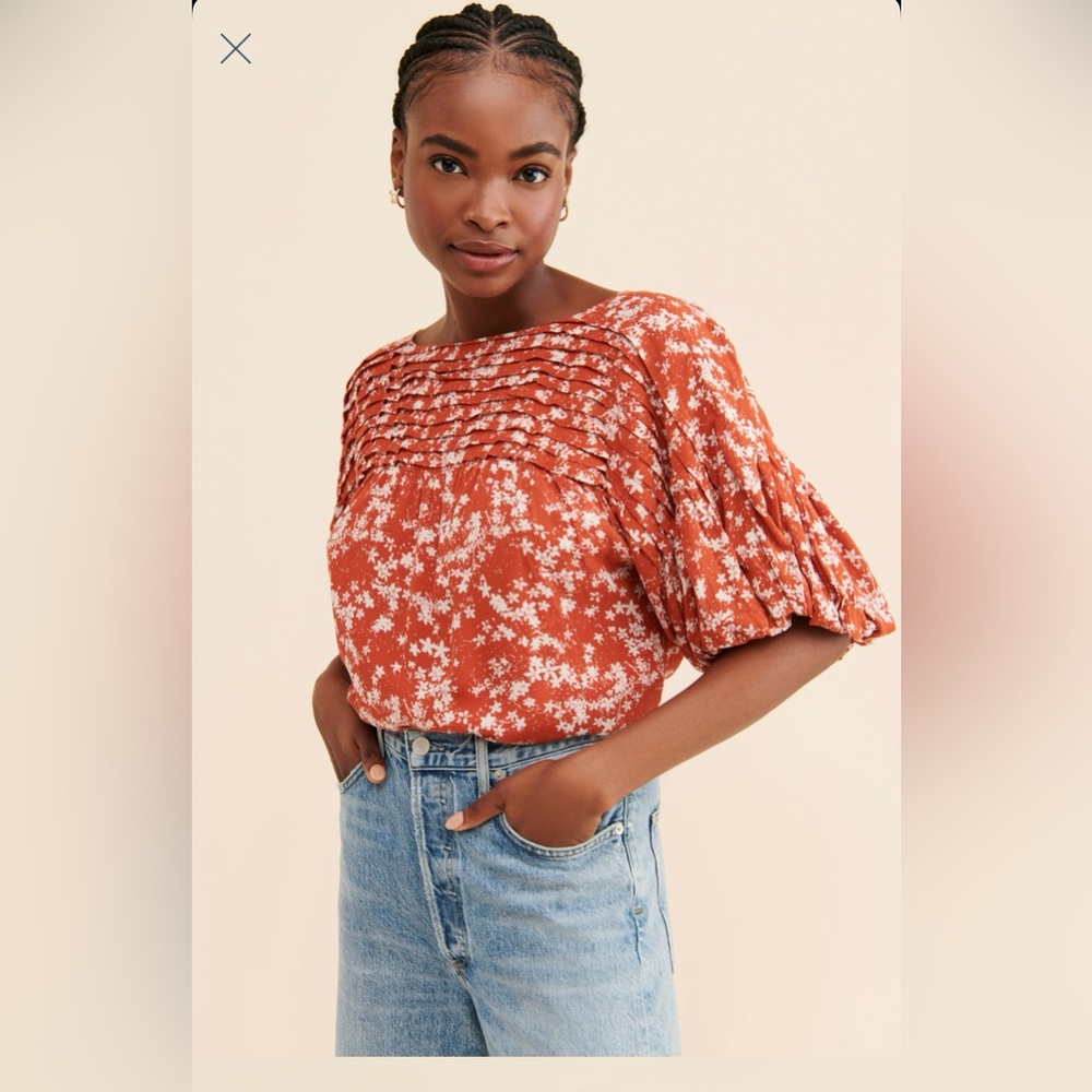 Free People Dessa Floral Bodysuit